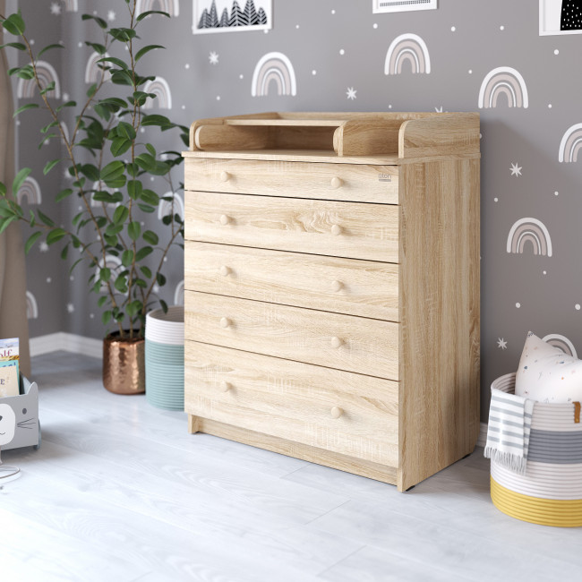 Комод раскладной Leo ЛДСП дуб сонома Комод раскладной Leo ЛДСП дуб сонома