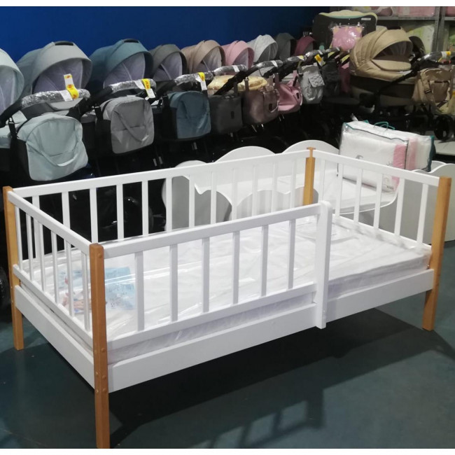 Кровать MALIKA GLORIA 160х80 белый-бук Кровать MALIKA GLORIA 160х80 белый-бук