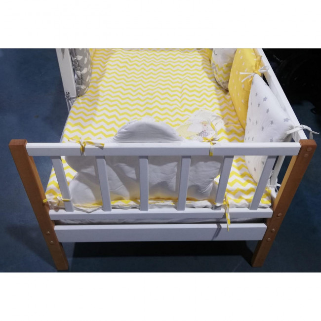Кровать MALIKA GLORIA 160х80 белый-бук Кровать MALIKA GLORIA 160х80 белый-бук